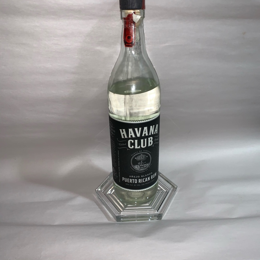 BACCARAT lead crystal 6 point WINE BOTTLE COASTER